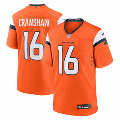 Jeremy Crawshaw Denver Broncos Team Game Jersey - Orange outlet