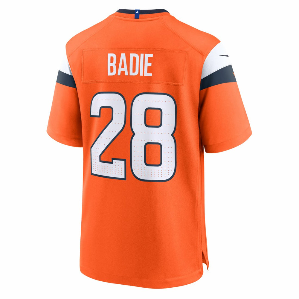 Tyler Badie Denver Broncos Team Game Jersey - Orange online
