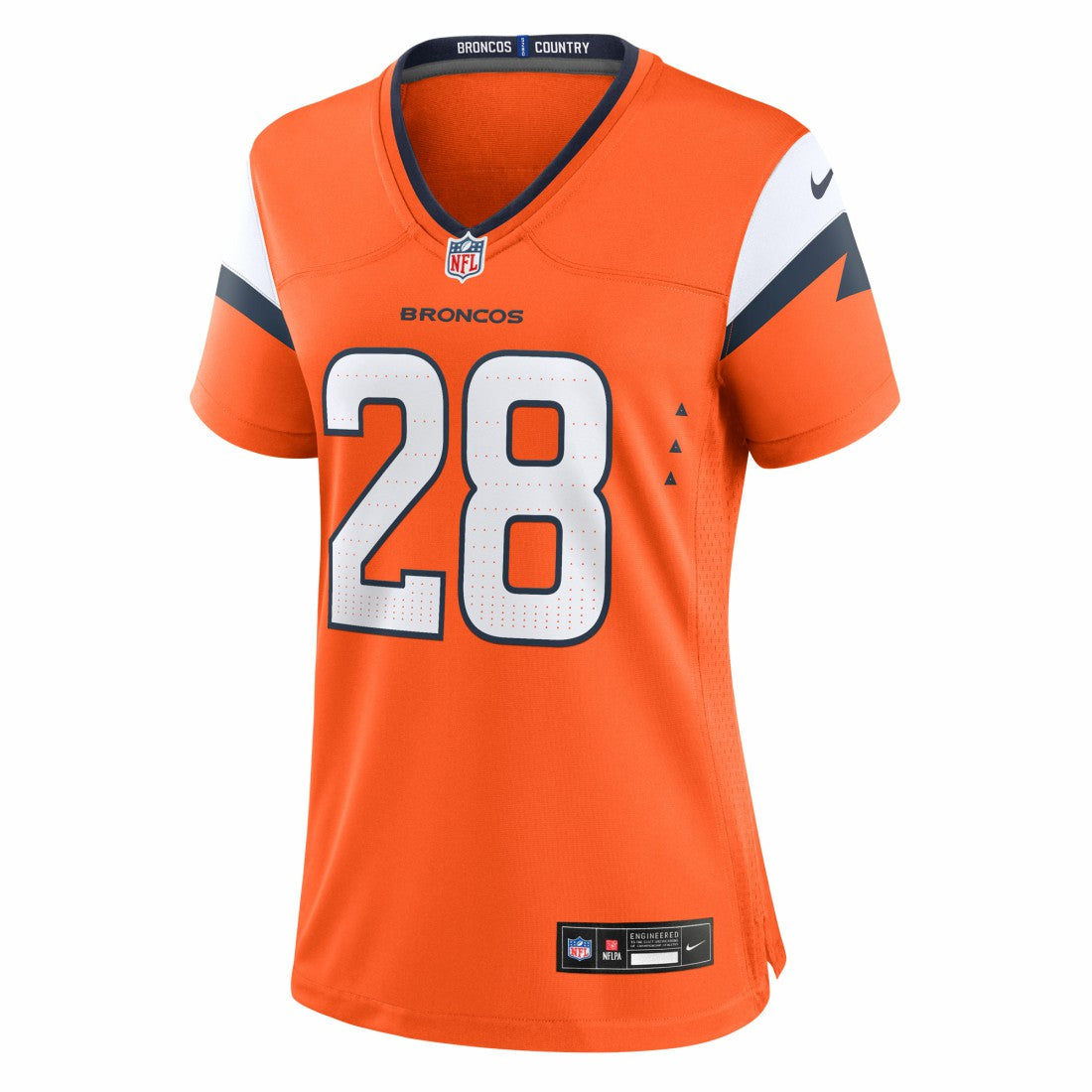 Tyler Badie Denver Broncos Women's Team Game Jersey - Orange online