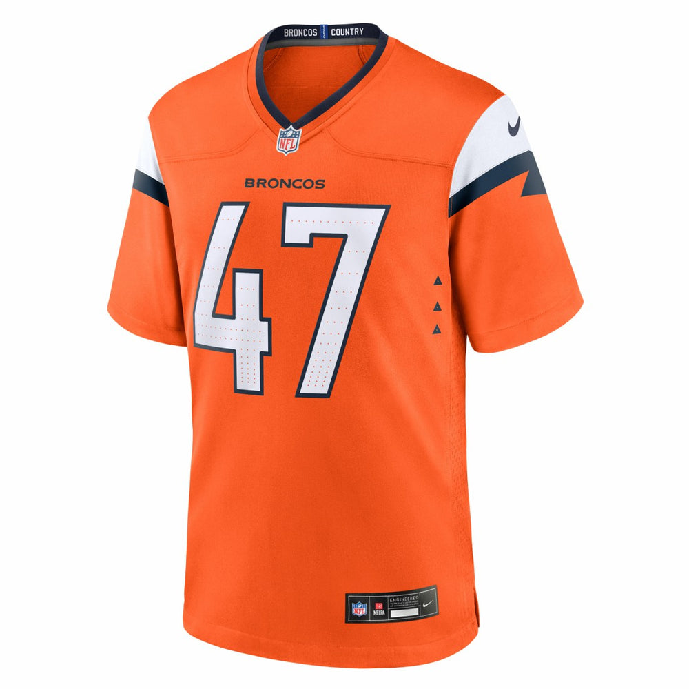 Karene Reid Denver Broncos Team Game Jersey - Orange online