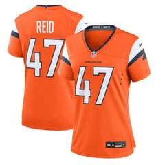 Karene Reid Denver Broncos Women's Team Game Jersey - Orange outlet