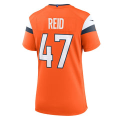 Karene Reid Denver Broncos Women's Team Game Jersey - Orange outlet