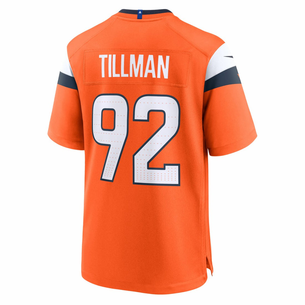 Dondrea Tillman Denver Broncos Team Game Jersey - Orange discount