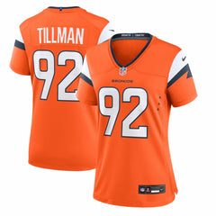 Dondrea Tillman Denver Broncos Women's Team Game Jersey - Orange for sale