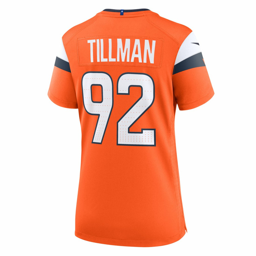 Dondrea Tillman Denver Broncos Women's Team Game Jersey - Orange for sale