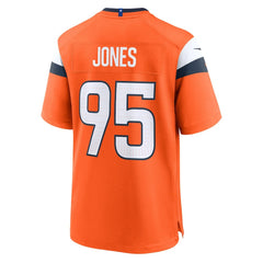 Sai'vion Jones Denver Broncos Team Game Jersey - Orange on sale