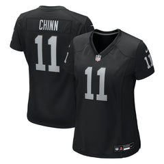 Jeremy Chinn Las Vegas Raiders Women's Team Game Jersey - Black cheap