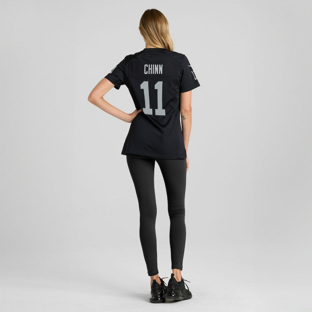Jeremy Chinn Las Vegas Raiders Women's Team Game Jersey - Black cheap