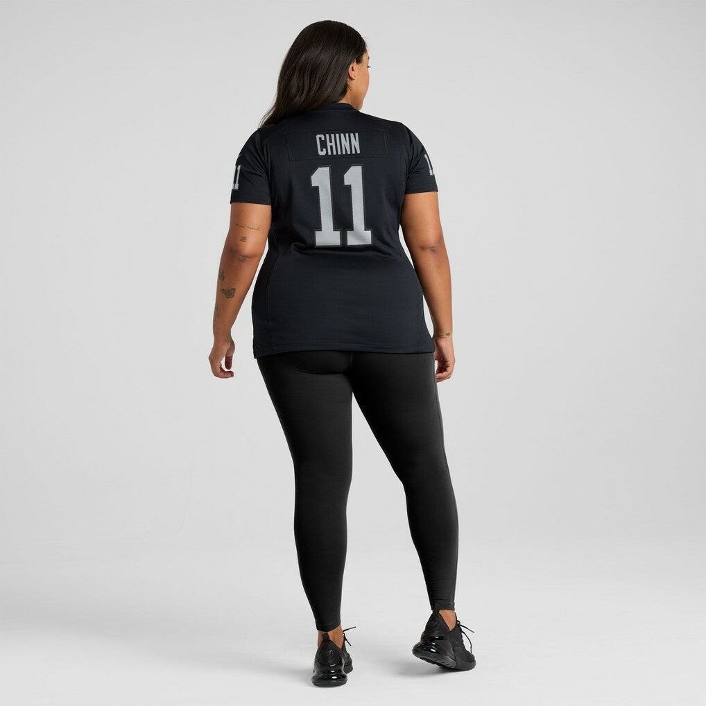 Jeremy Chinn Las Vegas Raiders Women's Team Game Jersey - Black cheap