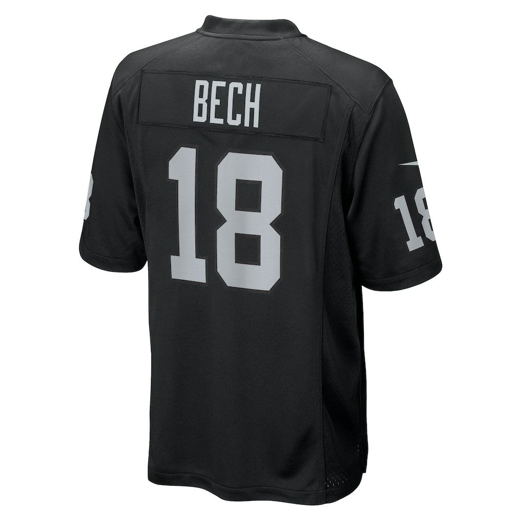 Jack Bech Las Vegas Raiders Team Game Jersey - Black for sale
