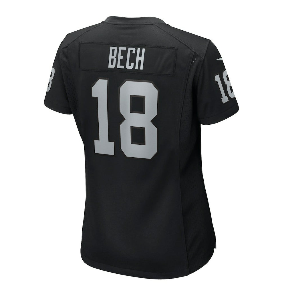 Jack Bech Las Vegas Raiders Women's Team Game Jersey - Black outlet