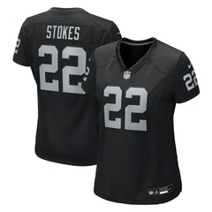 Eric Stokes Las Vegas Raiders Women's Team Game Jersey - Black outlet