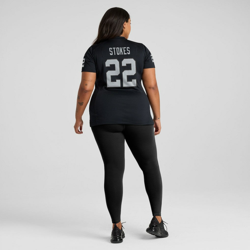 Eric Stokes Las Vegas Raiders Women's Team Game Jersey - Black outlet
