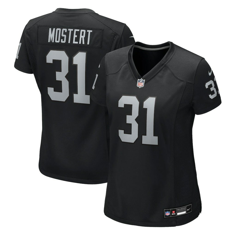 Raheem Mostert Las Vegas Raiders Women's Team Game Jersey - Black online