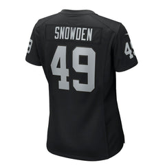 Charles Snowden Las Vegas Raiders Women's Team Game Jersey - Black for sale