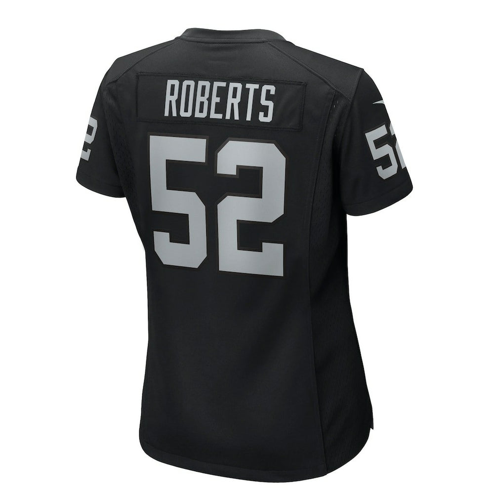 Elandon Roberts Las Vegas Raiders Women's Team Game Jersey - Black online