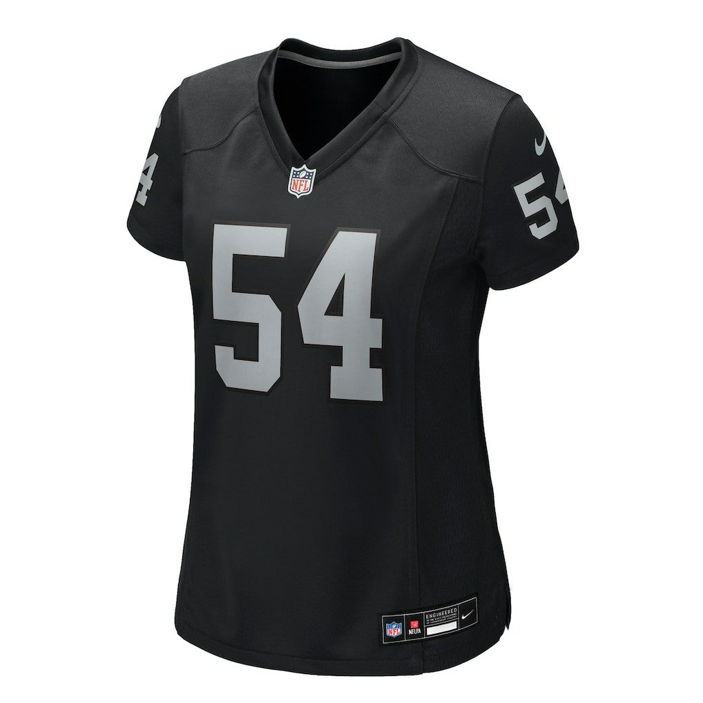 Brennan Jackson Las Vegas Raiders Women's Team Game Jersey - Black cheap
