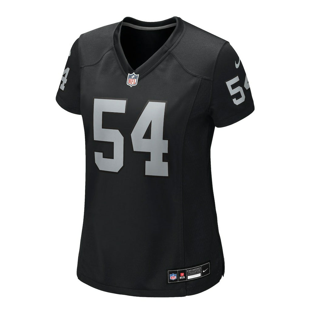 Brennan Jackson Las Vegas Raiders Women's Team Game Jersey - Black cheap