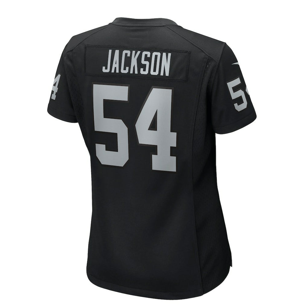 Brennan Jackson Las Vegas Raiders Women's Team Game Jersey - Black cheap