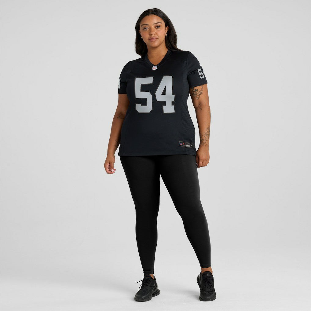 Brennan Jackson Las Vegas Raiders Women's Team Game Jersey - Black cheap