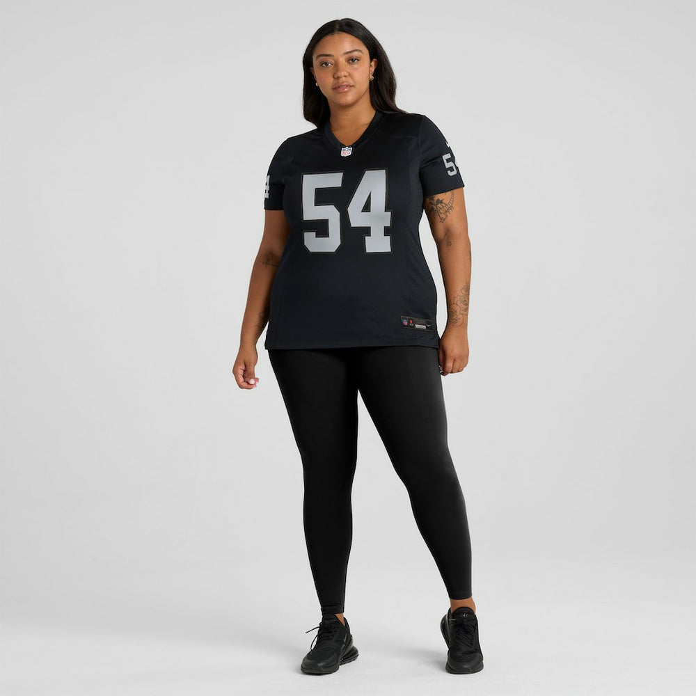 Brennan Jackson Las Vegas Raiders Women's Team Game Jersey - Black cheap