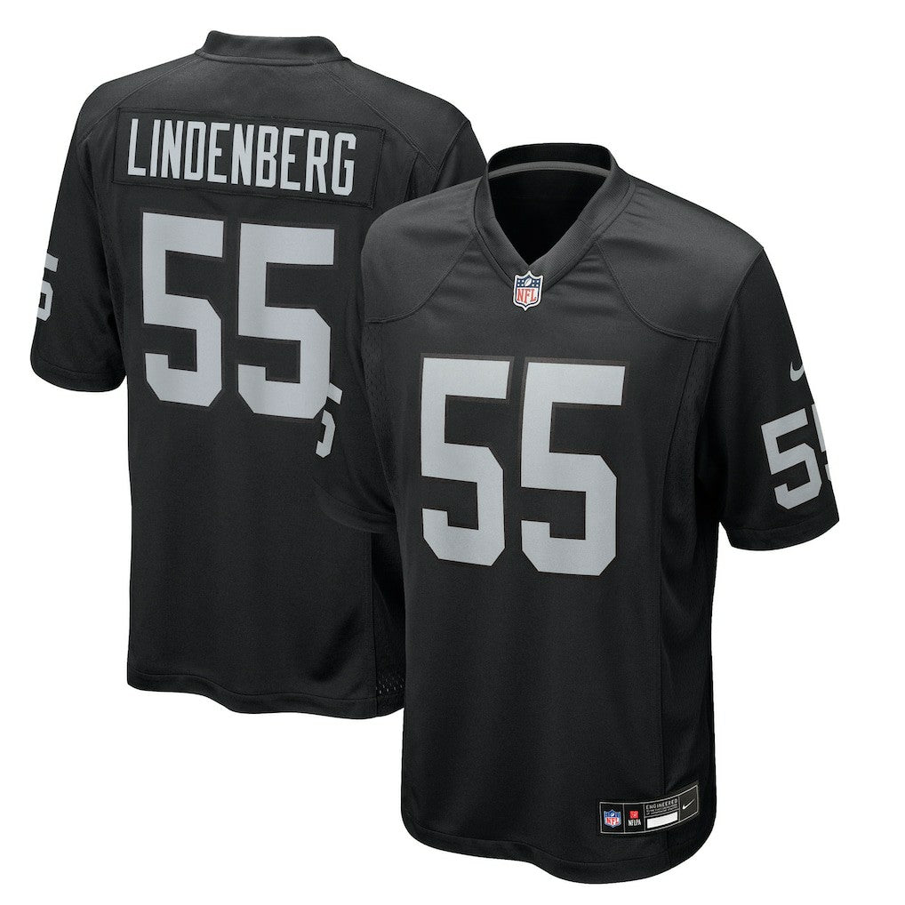 Cody Lindenberg Las Vegas Raiders Team Game Jersey - Black discount