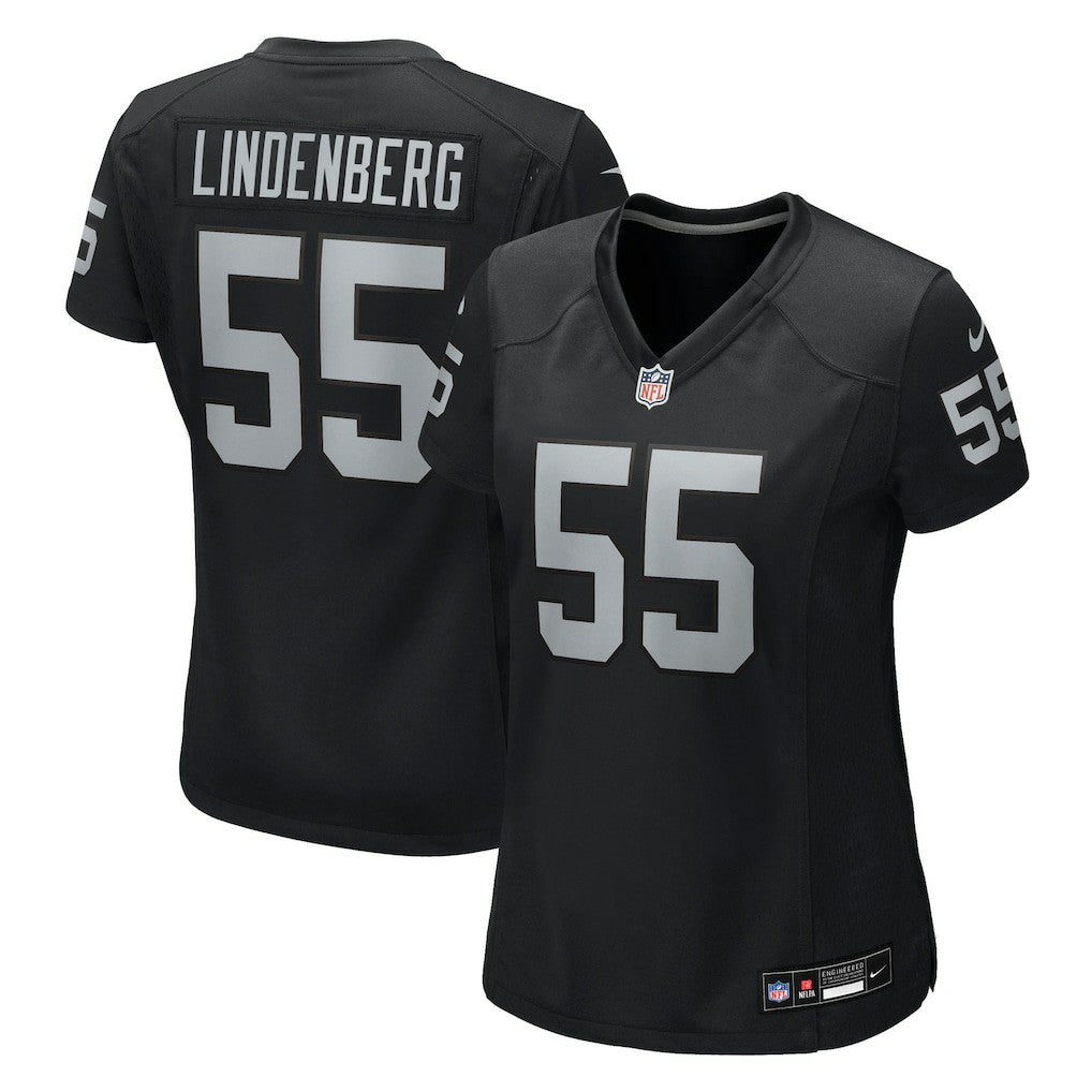 Cody Lindenberg Las Vegas Raiders Women's Team Game Jersey - Black sale
