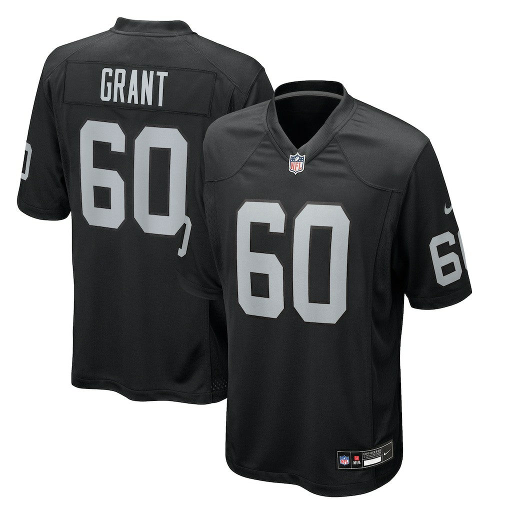 Charles Grant Las Vegas Raiders Team Game Jersey - Black for sale