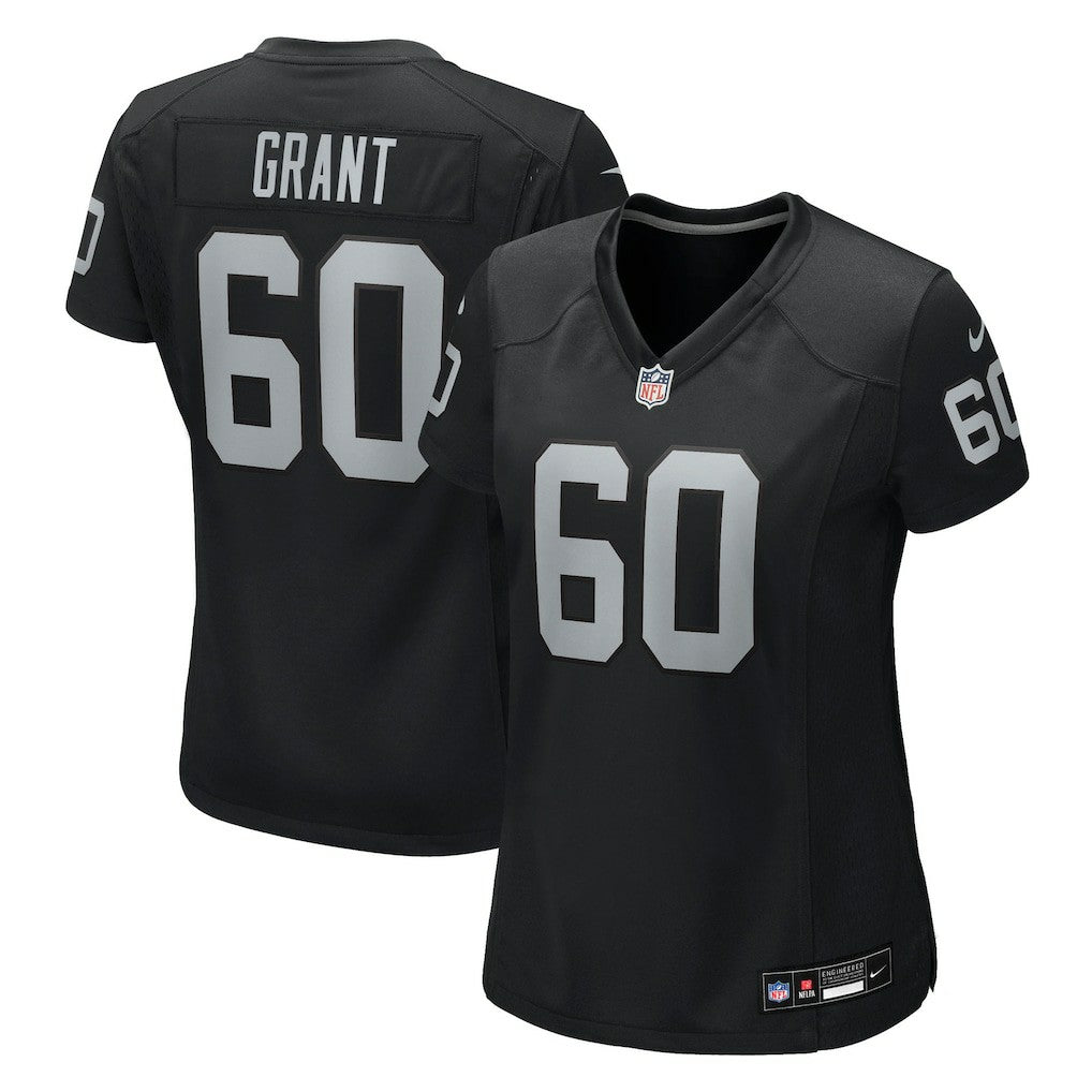 Charles Grant Las Vegas Raiders Women's Team Game Jersey - Black online
