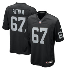 Will Putnam Las Vegas Raiders Team Game Jersey - Black outlet