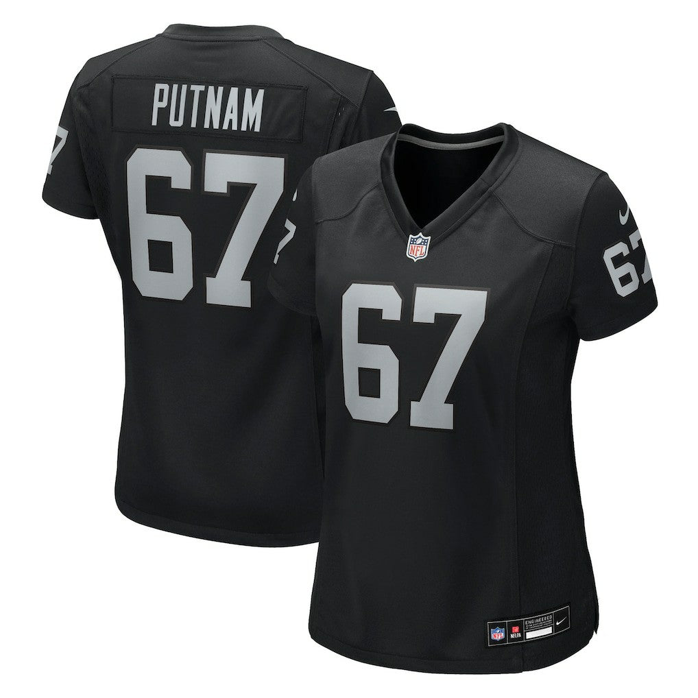 Will Putnam Las Vegas Raiders Women's Team Game Jersey - Black cheap