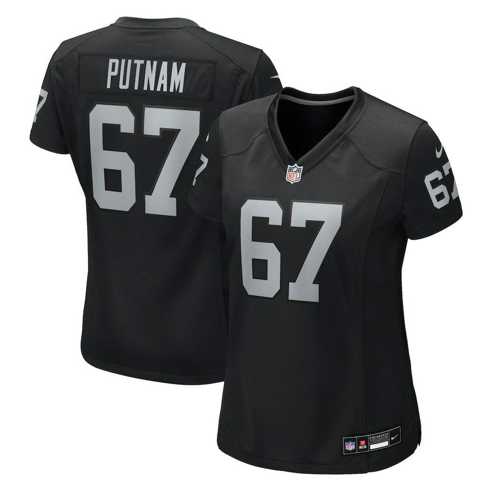 Will Putnam Las Vegas Raiders Women's Team Game Jersey - Black cheap