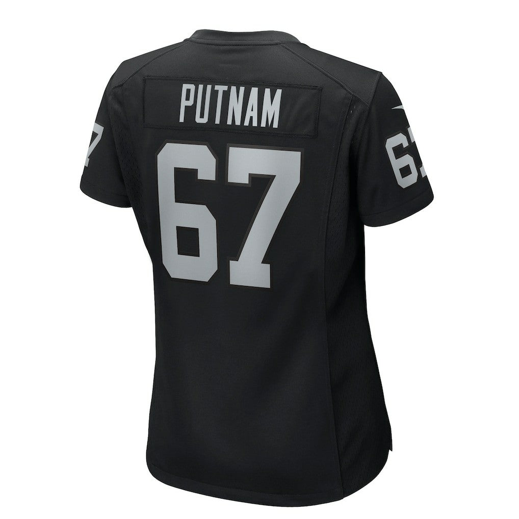 Will Putnam Las Vegas Raiders Women's Team Game Jersey - Black cheap