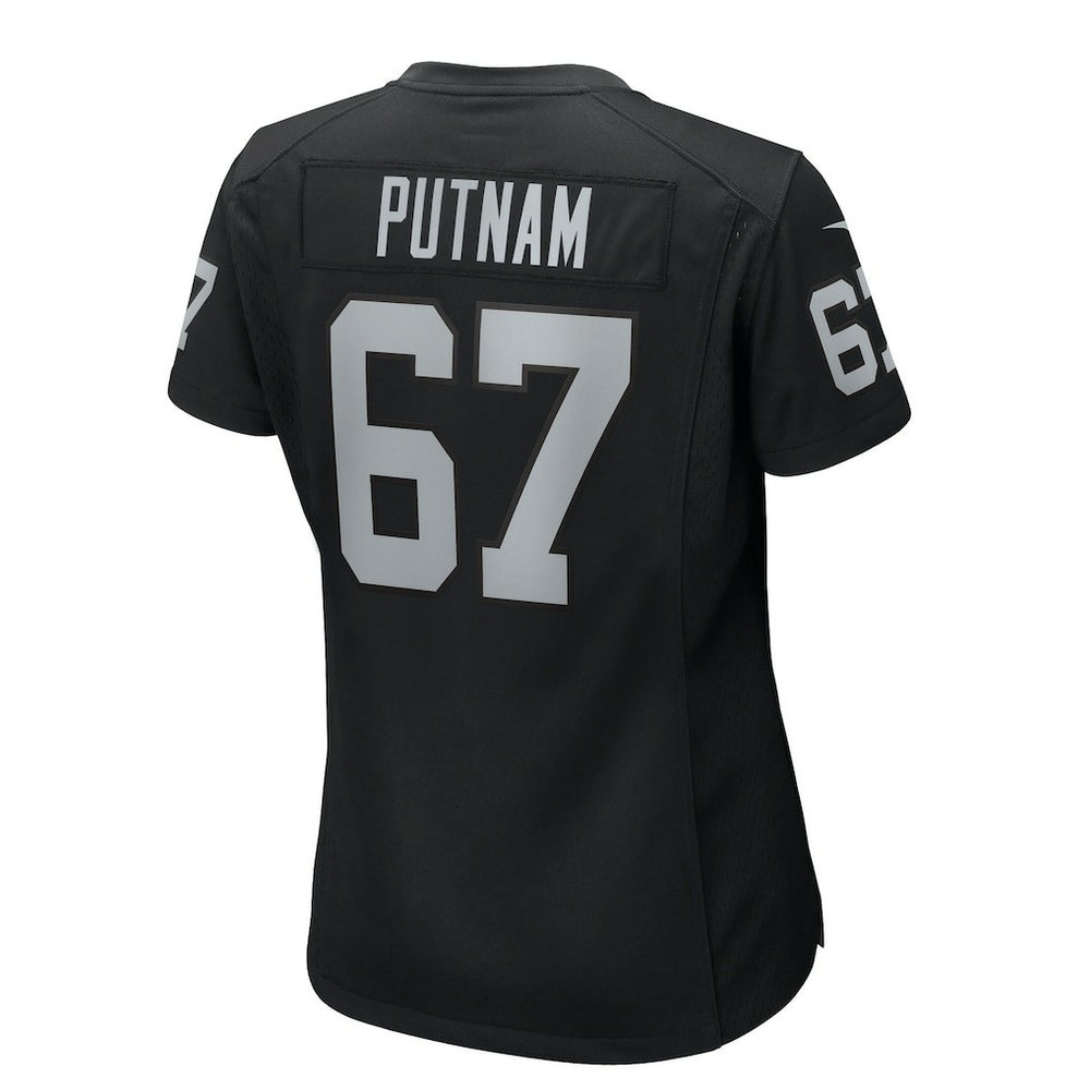 Will Putnam Las Vegas Raiders Women's Team Game Jersey - Black cheap