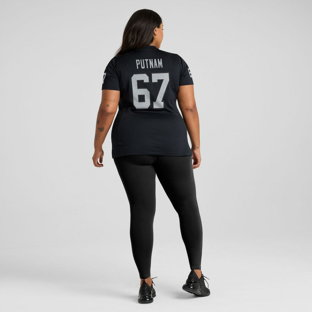 Will Putnam Las Vegas Raiders Women's Team Game Jersey - Black cheap