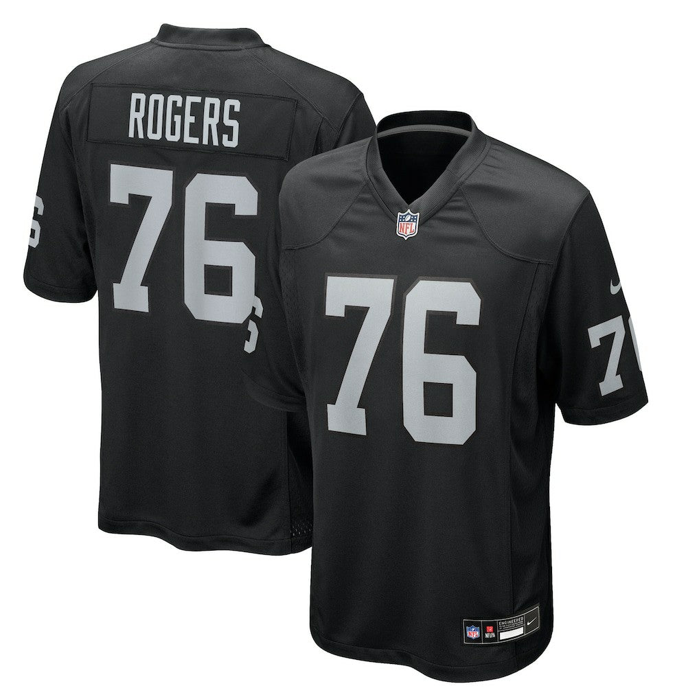 Caleb Rogers Las Vegas Raiders Team Game Jersey - Black online