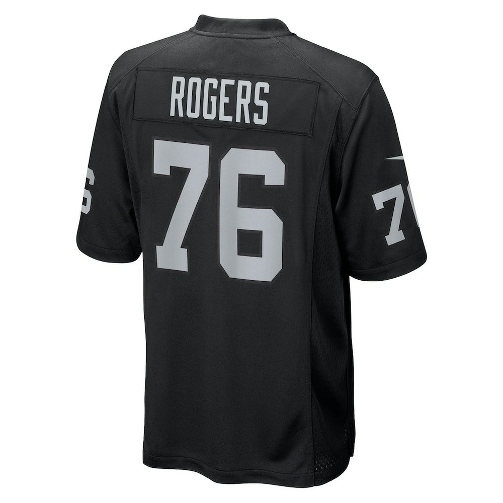Caleb Rogers Las Vegas Raiders Team Game Jersey - Black online