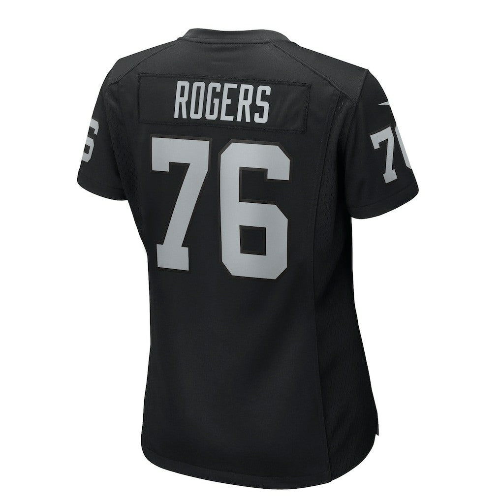 Caleb Rogers Las Vegas Raiders Women's Team Game Jersey - Black sale
