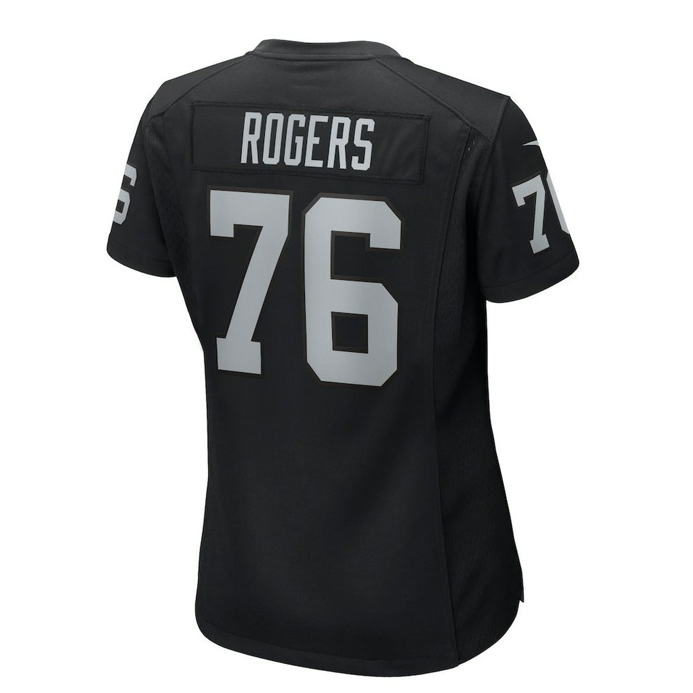 Caleb Rogers Las Vegas Raiders Women's Team Game Jersey - Black sale