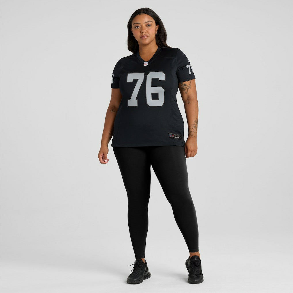 Caleb Rogers Las Vegas Raiders Women's Team Game Jersey - Black sale