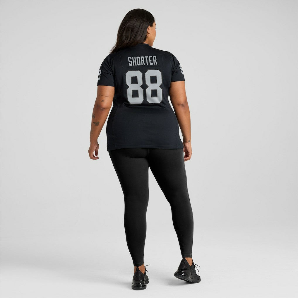 Justin Shorter Las Vegas Raiders Women's Team Game Jersey - Black cheap