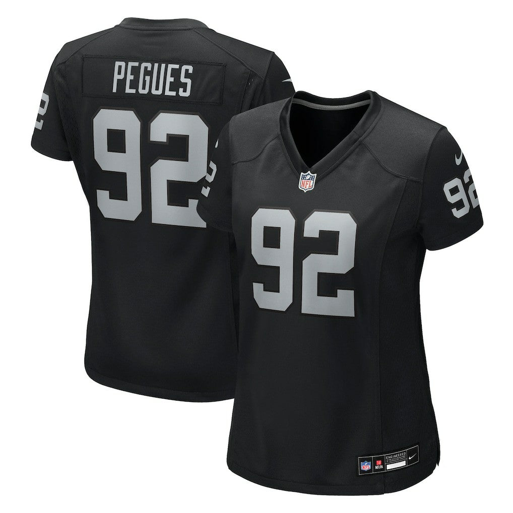 JJ Pegues Las Vegas Raiders Women's Team Game Jersey - Black online