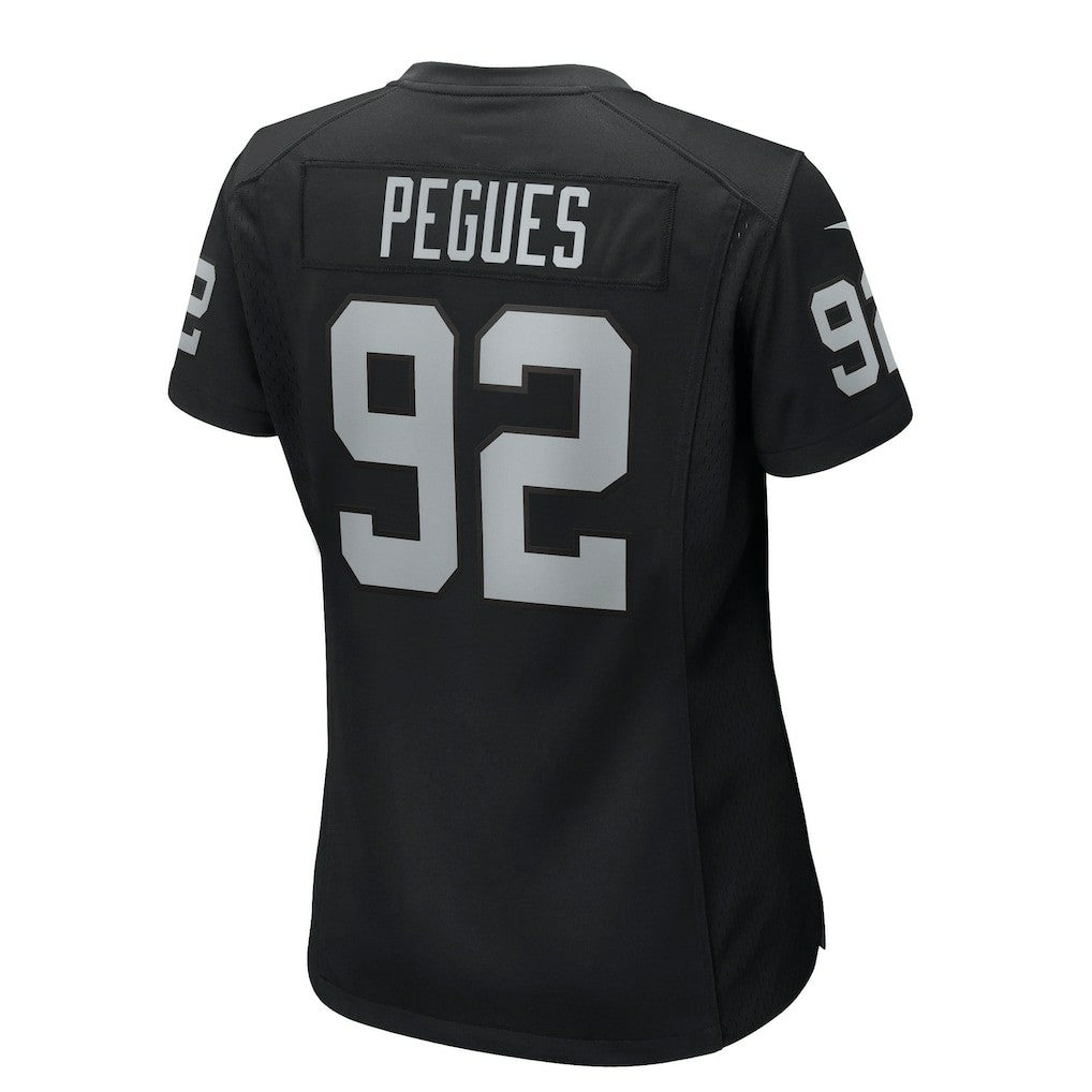 JJ Pegues Las Vegas Raiders Women's Team Game Jersey - Black online