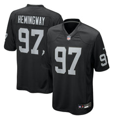 Tonka Hemingway Las Vegas Raiders Team Game Jersey - Black on sale