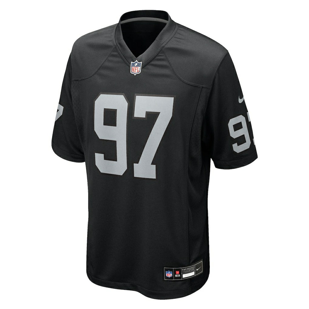 Tonka Hemingway Las Vegas Raiders Team Game Jersey - Black on sale