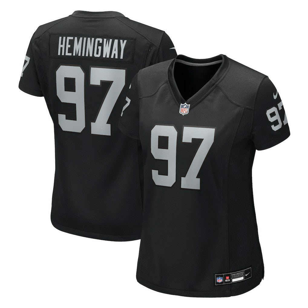 Tonka Hemingway Las Vegas Raiders Women's Team Game Jersey - Black discount