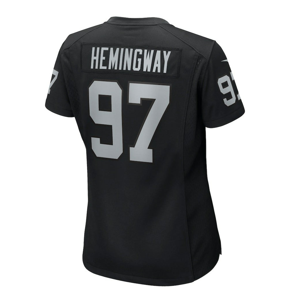 Tonka Hemingway Las Vegas Raiders Women's Team Game Jersey - Black discount