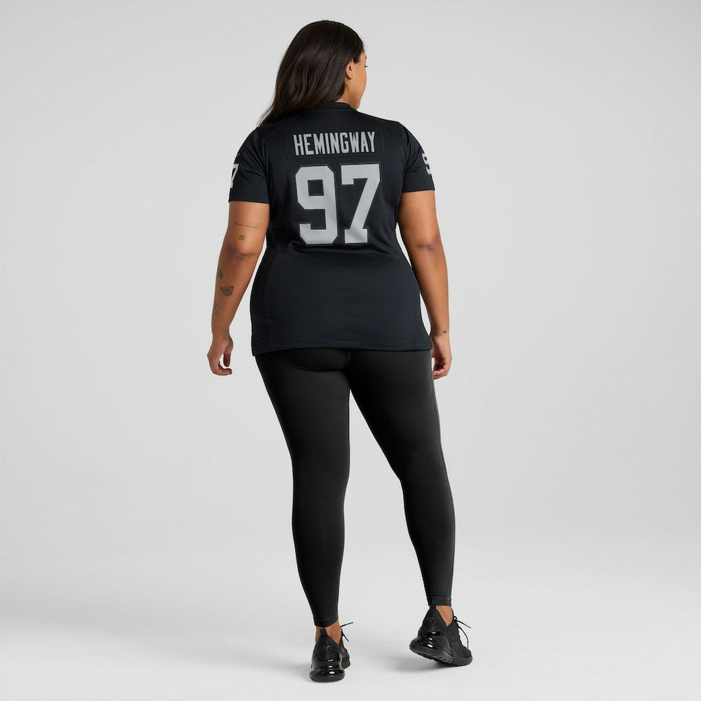 Tonka Hemingway Las Vegas Raiders Women's Team Game Jersey - Black discount