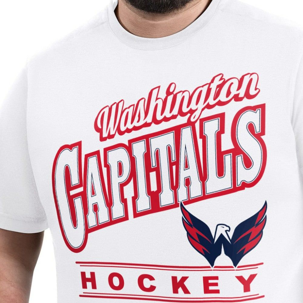 Washington Capitals G-III Sports by Carl Banks Adaptive Headliner T-Shirt - White T-shirts