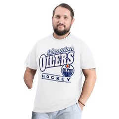 Edmonton Oilers G-III Sports by Carl Banks Adaptive Headliner T-Shirt - White T-shirts